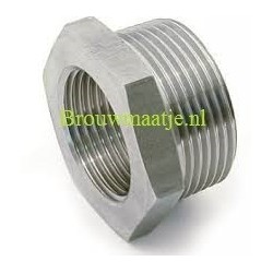 Verloop Ring 1/2 X 3/4 Rvs