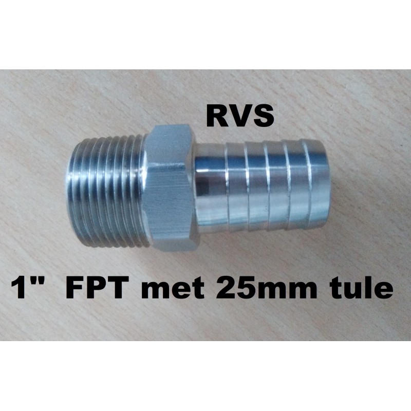 Slangtule met 1"FPT (USA) draadspoed