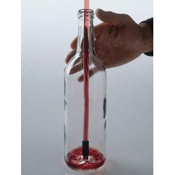 Wijnfles bordeaux 75 cl, transparant