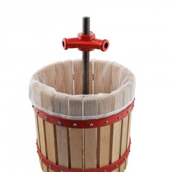 Fruitpers Grouw houten korf 18 l