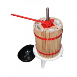 Fruitpers Grouw houten korf 18 l