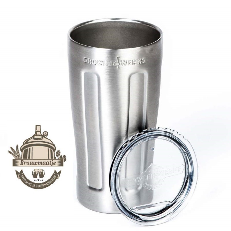 GrowlerWerks uPint™ - rvs
