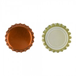 Kroonkurken 26 mm brons +/- 100 st.