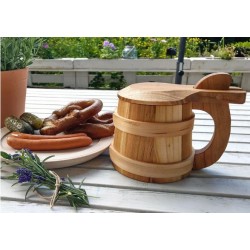 Bierpul Wikinger met deksel...