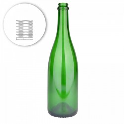 Champagnefles 75 cl, 775 g,...