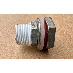 Huiddoorvoer RVS 3/4