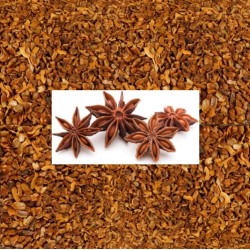 Steranijs Vrucht gesneden...