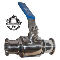 Kogelkraan RVS - 1.5" TC