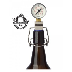 Manometer voor beugelflessen