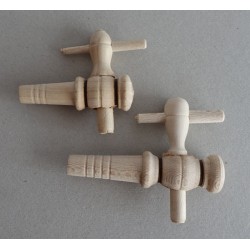 Kraan hout diam.12mm lengte...