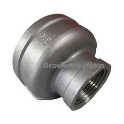 Verloopsok  rvs 1/2 X 3/8