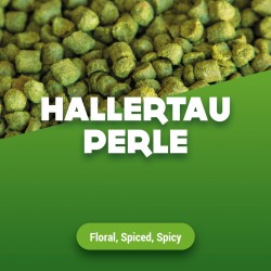 Hallertau Perle pellets....