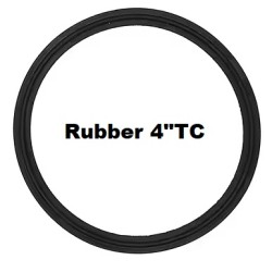 Rubber Gasket for 4" TC