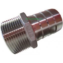 Slangpilaar RVS 1/2x 12,7...