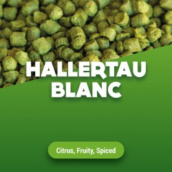 Hallertau Blanc pellets...