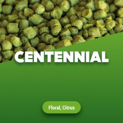 Centennial pellet 9% Alpha....