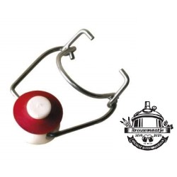 Beugel Wit +dichting Rood...